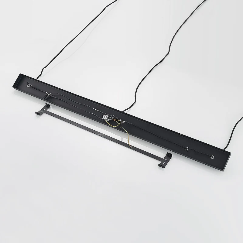 B-Ware Lindby Pendellampe Hängeleuchte Tarjei 146cm schwarz gold Metall SIEHE TEXT/FOTO