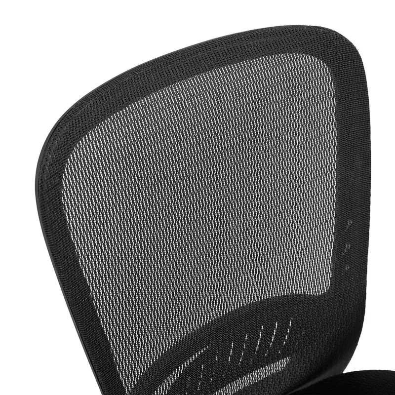 B-Ware MyBuero Bürostuhl Drehstuhl Schreibtischstuhl Netz Air Port 2 Armlehnen Schwarz