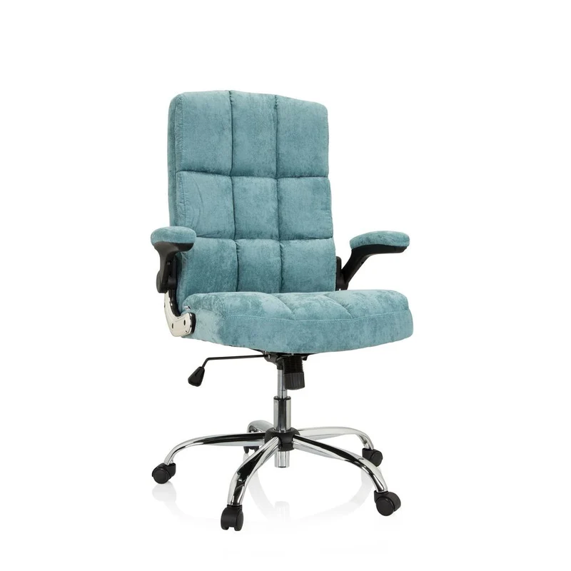 B-Ware Schreibtisch Bürostuhl Chefsessel RELAX WD 100 Drehstuhl blau/mint SIEHE TEXT