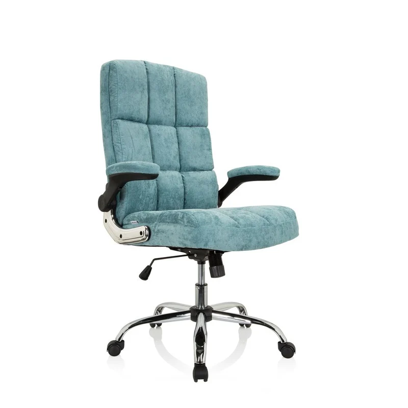 B-Ware Schreibtisch Bürostuhl Chefsessel RELAX WD 100 Drehstuhl blau/mint SIEHE TEXT