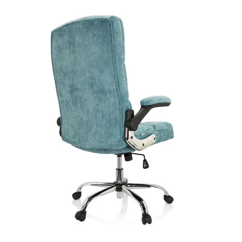B-Ware Schreibtisch Bürostuhl Chefsessel RELAX WD 100 Drehstuhl blau/mint SIEHE TEXT
