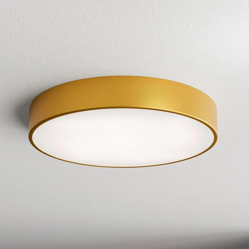 B-Ware Deckenleuchte Cleo Ø 50 cm IP54 goldfarben Metall E27 Deckenlampe Lampe Leuchte