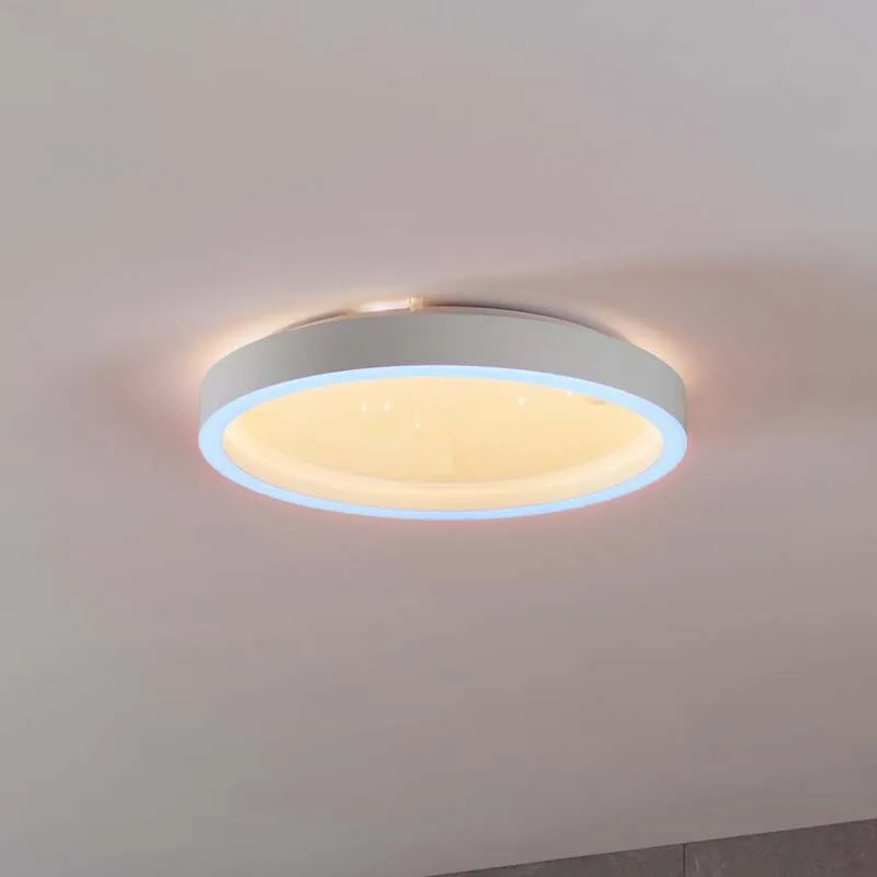 B-Ware Deckenleuchte Lampe EGLO Connect Montemorelos Z LED RGBW Weiß App Steuerung