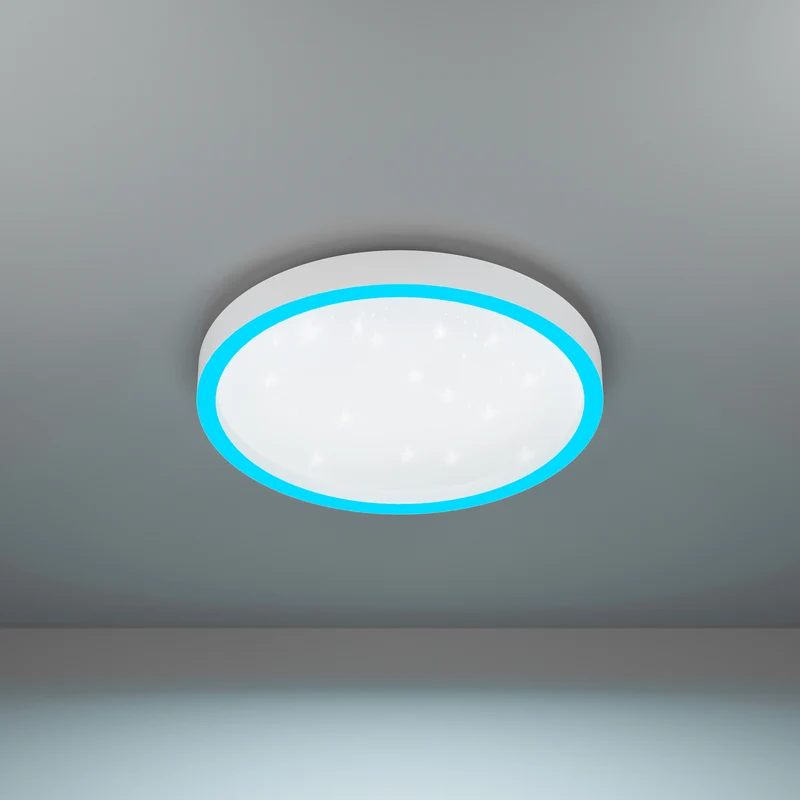 B-Ware Deckenleuchte Lampe EGLO Connect Montemorelos Z LED RGBW Weiß App Steuerung