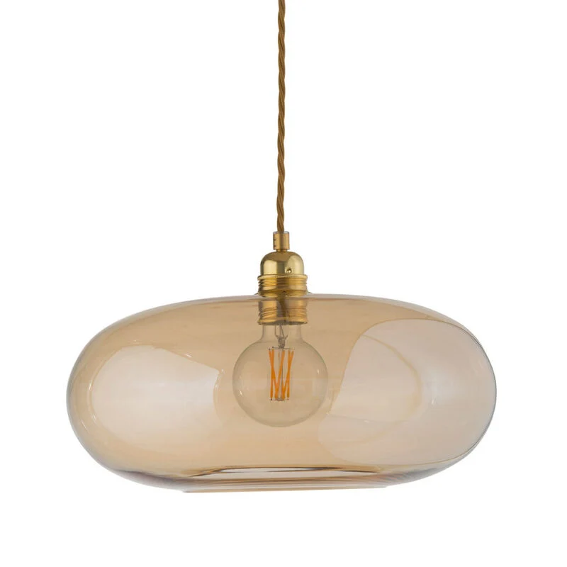 B-Ware EBB & FLOW Horizon Hängelampe Pendellampe Pendelleuchte Lampe Leuchte gold rauch