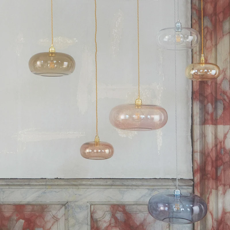 B-Ware EBB & FLOW Horizon Hängelampe Pendellampe Pendelleuchte Lampe Leuchte gold rauch