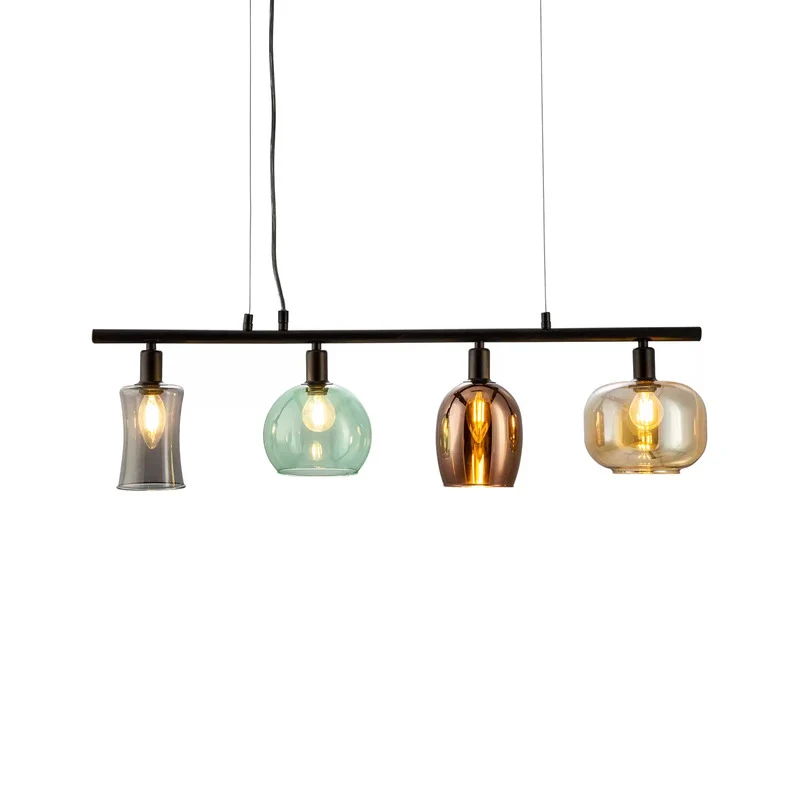 B-Ware NOWA GmbH Pendellampe Telesto mit Glasschirmen Pendelleuchte Leuchte Lampe E14