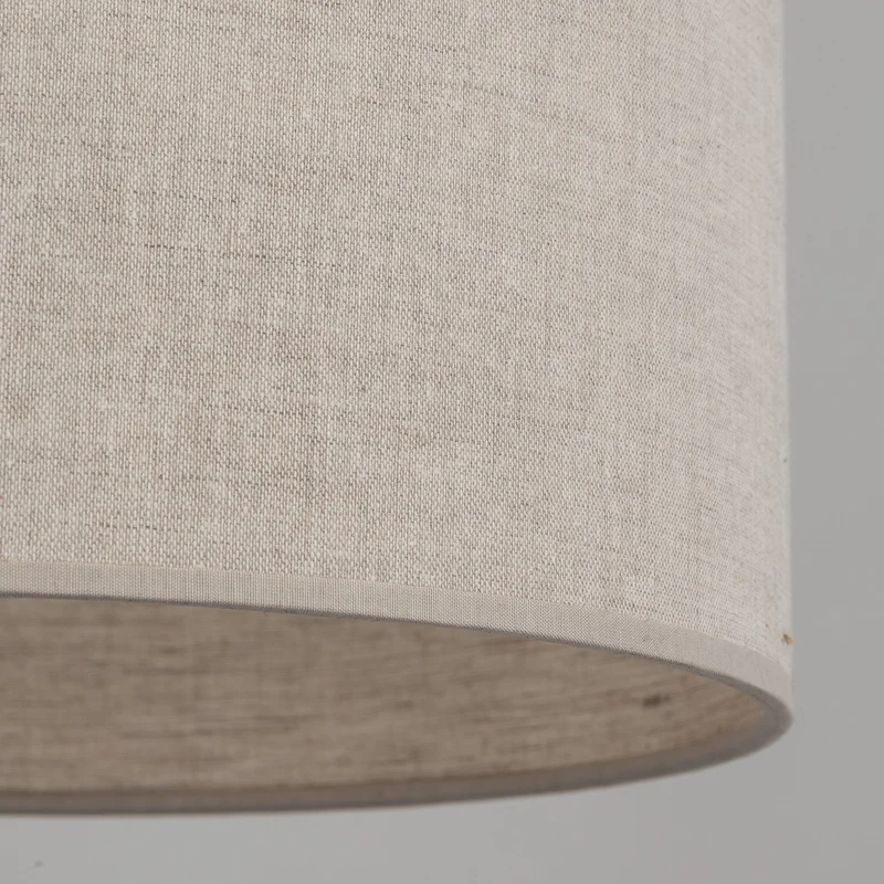 B-Ware Amura Hängeleuchte Pendelleuchte Leuchte Leinen Beige Sand Lampenschirm E27