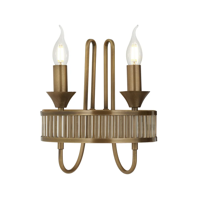 B-Ware Avonni Wandleuchte AP-1890-2E zweiflammig Lampe Leuchte Spot Wandlampe Licht