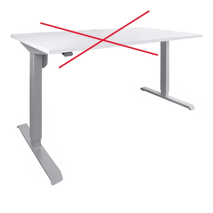 B-Ware STIER Schreibtisch Tisch elektrisch höhenverstellbar 160x80cm SIEHE TEXT/FOTO