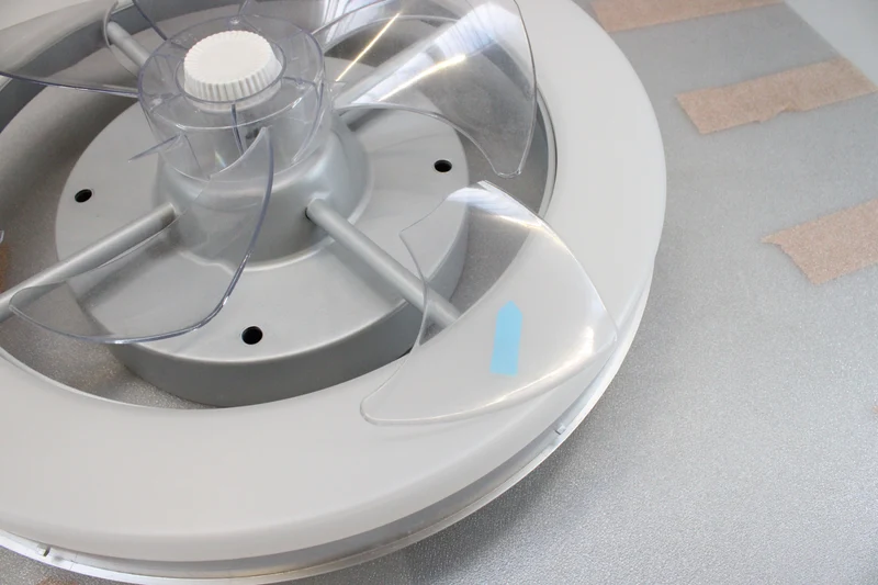 D-Ware Mantra Iluminación Deckenventilator Himalaya LED mit Lampe App weiß DEFEKTWARE