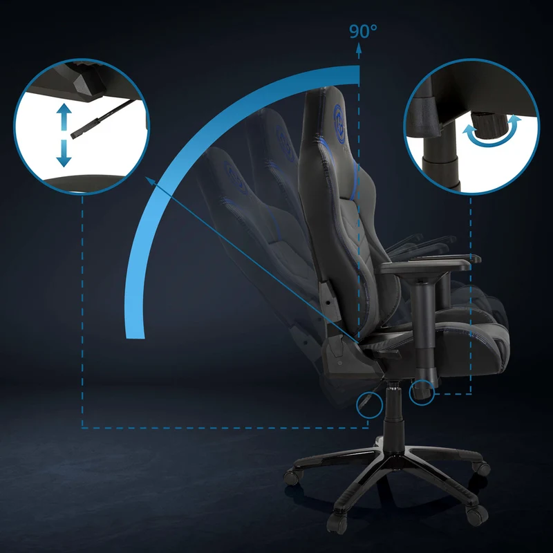 B-Ware hjh OFFICE Gaming Stuhl Bürostuhl GAMEBREAKER POLARYS I Kunstleder SIEHE TEXT