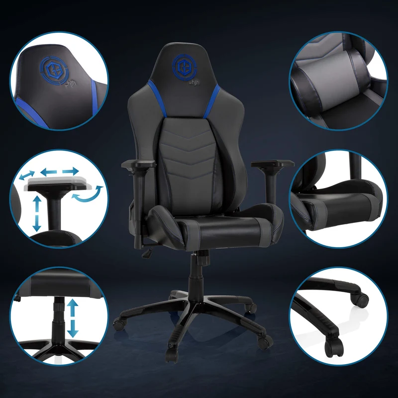 B-Ware hjh OFFICE Gaming Stuhl Bürostuhl GAMEBREAKER POLARYS I Kunstleder SIEHE TEXT