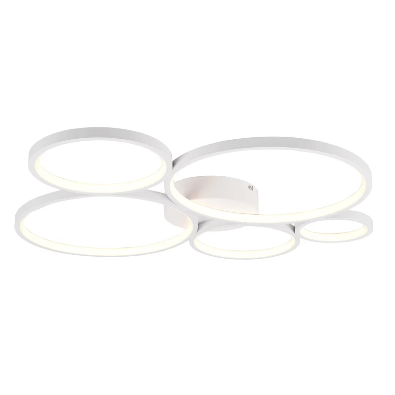 B-Ware Trio Lighting LED-Deckenlampe Rondo Deckenlampe Deko-Deckenlicht LED weiß matt