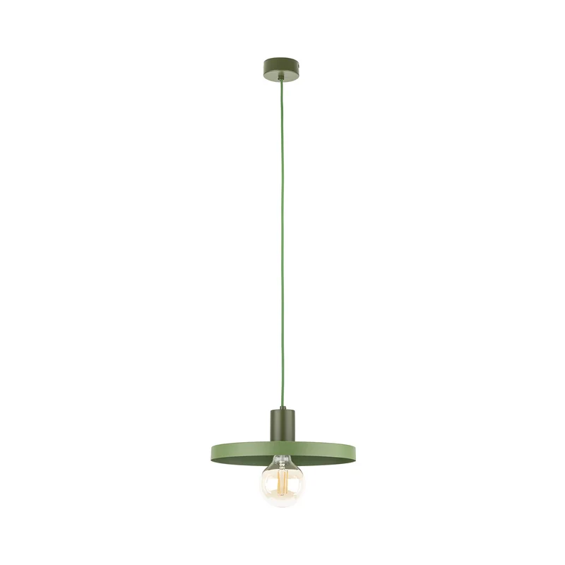 B-Ware Sila Pendelleuchte Hängelampe grün Metall Kunststoff Wohnzimmer Esszimmer Modern