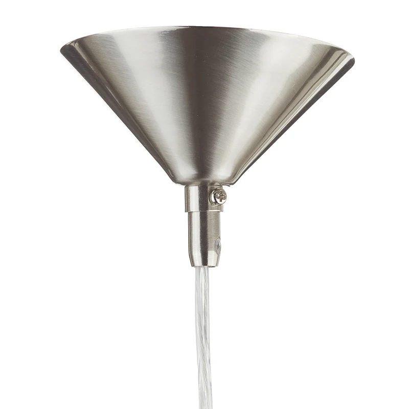 B-Ware Orion Hängeleuchte LOISA LED Pendelleuchte Lampe dimmbar nickel alabaster 17cm