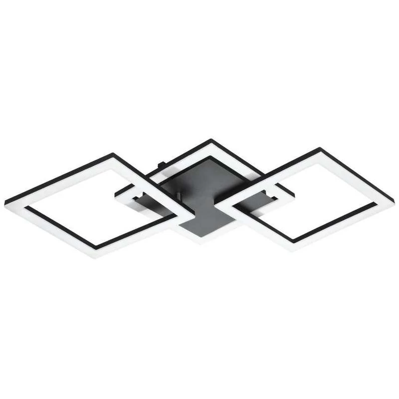 B-Ware Eglo Deckenlampe Paranday-Z LED Lampe dimmbar schwarz weiß 3-flg 65cm 4000lm