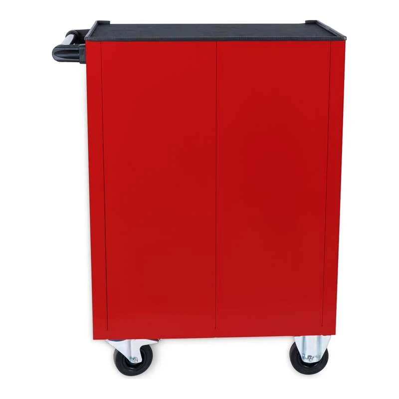 B-Ware STIER Werkstattwagen Basic Compact Werkzeugwagen Kunststoffabdeckung leer rot