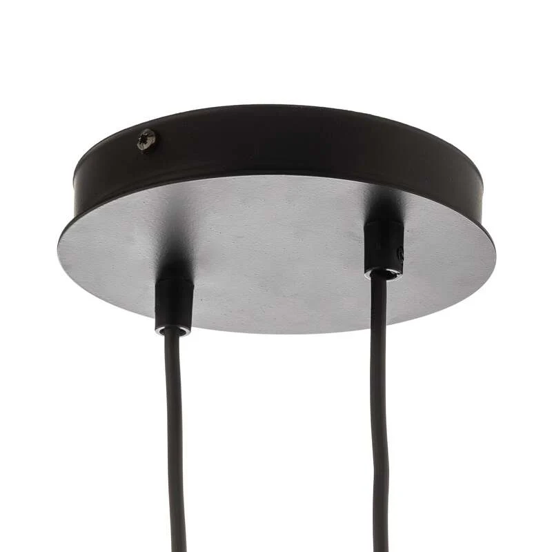 B-Ware emibig Hängeleuchte Pendelleuchte Glassy LED 8-flammig dimmbar schwarz graphit