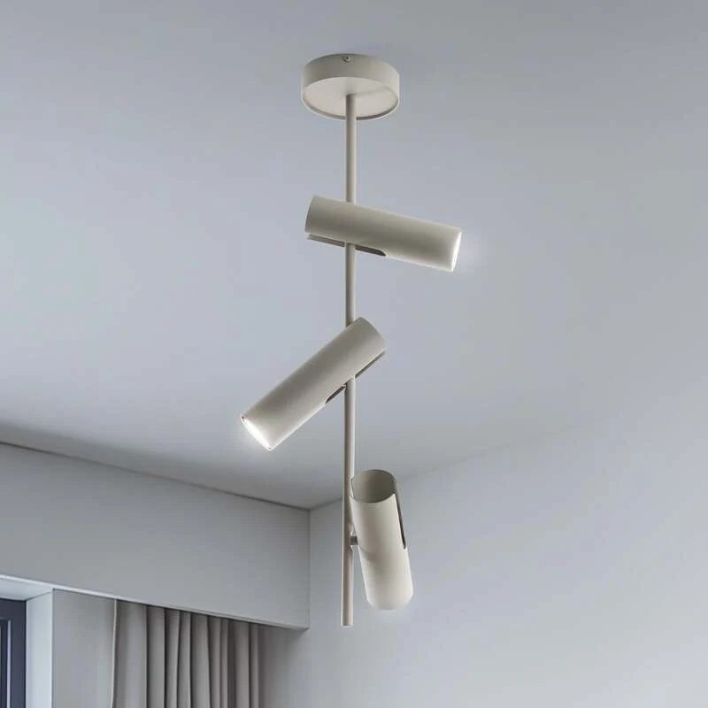 B-Ware SIGMA Deckenspot Leda 3 Strahler Lampe taupe Stahl GU10 3-flammig Höhe 76 cm 104