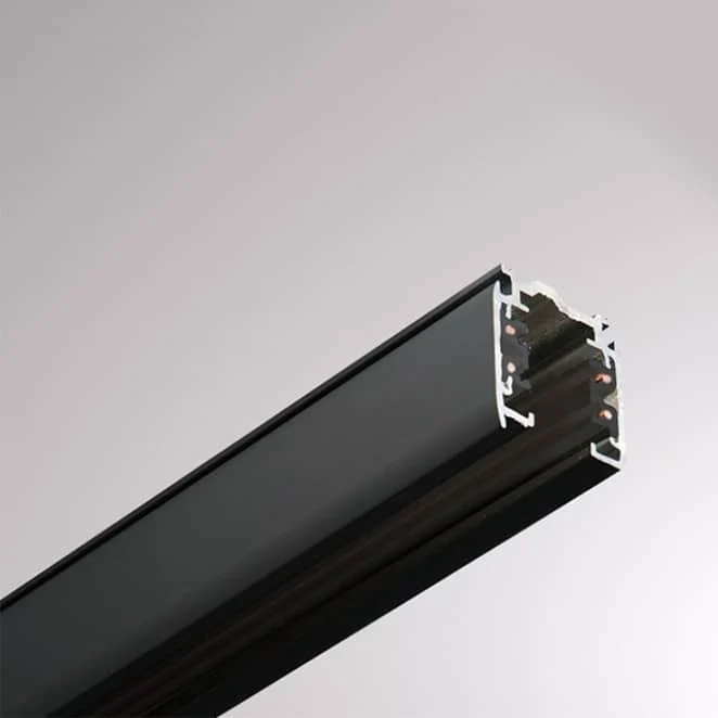 B-Ware GLOBAL 3-Phasen-Stromschiene Noa Deckenlampe Deckenleuchte Aufbau 100cm schwarz