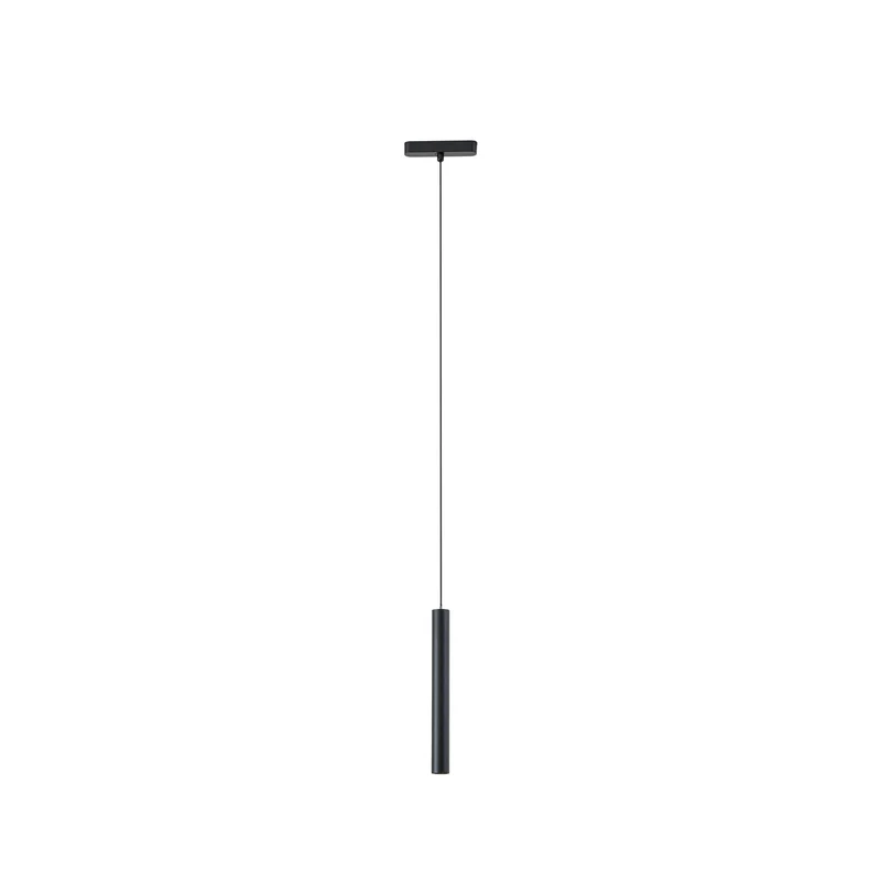 B-Ware Lindby Pendelleuchte Hängelampe LED Lumaro schwarz Schienensystem dimmbar