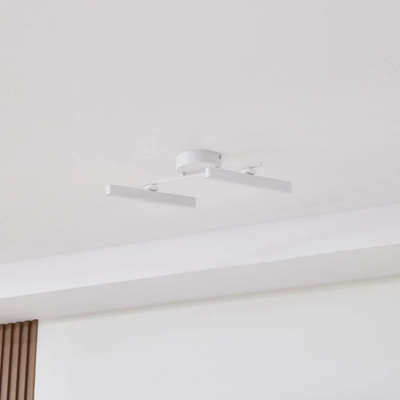 B-Ware Lindby Strahler Lichtleiste LED Spot weiß dimmbar Eldrin 2-flammig 3000K De893
