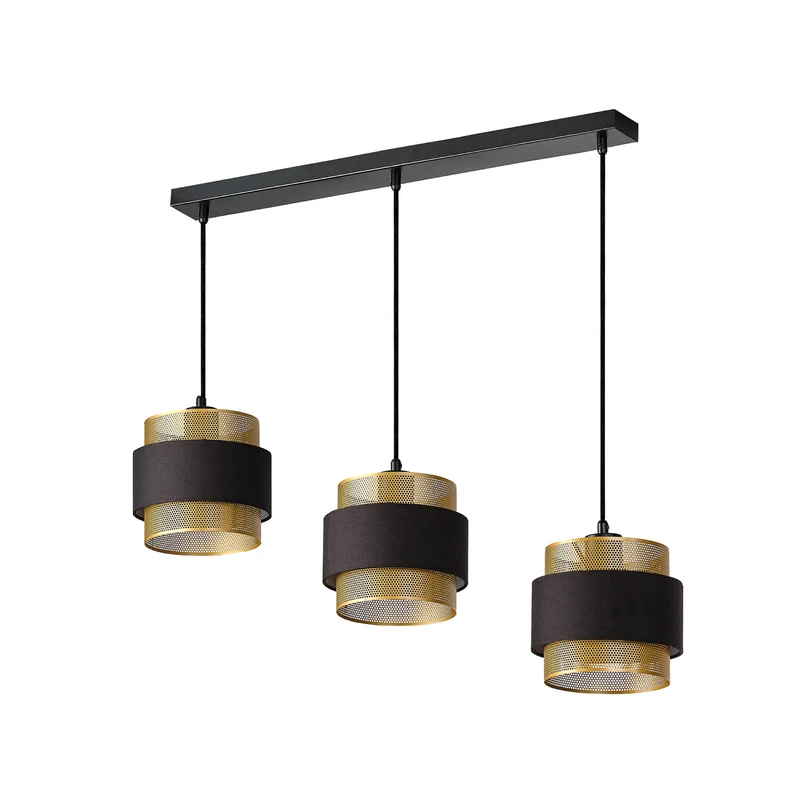 B-Ware Osram Hängeleuchte Pendelleuchte Decor Hornet Schwarz Gold Wohnzimmer Lampe