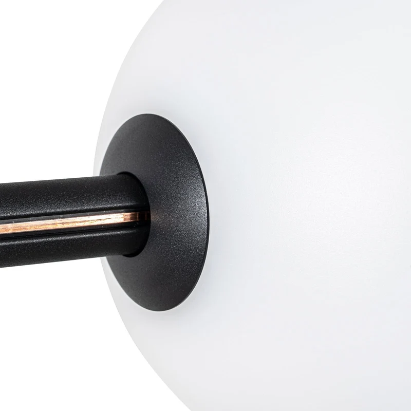 B-Ware Lucande Pendelleuchte LED-Hängeleuchte Tanira schwarz weiß 140cm, step-dim