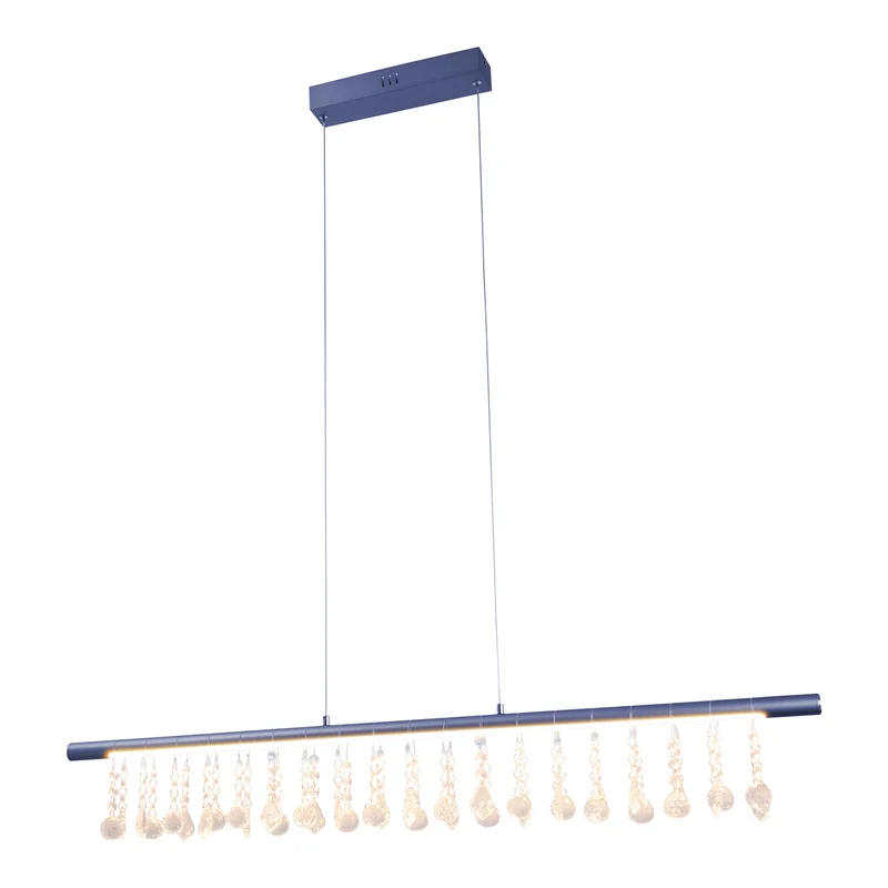 B-Ware Näve Pendelleuchte Hängelampe Nobilis LED Leuchte dimmbar dunkelgrau 100 cm 24 W