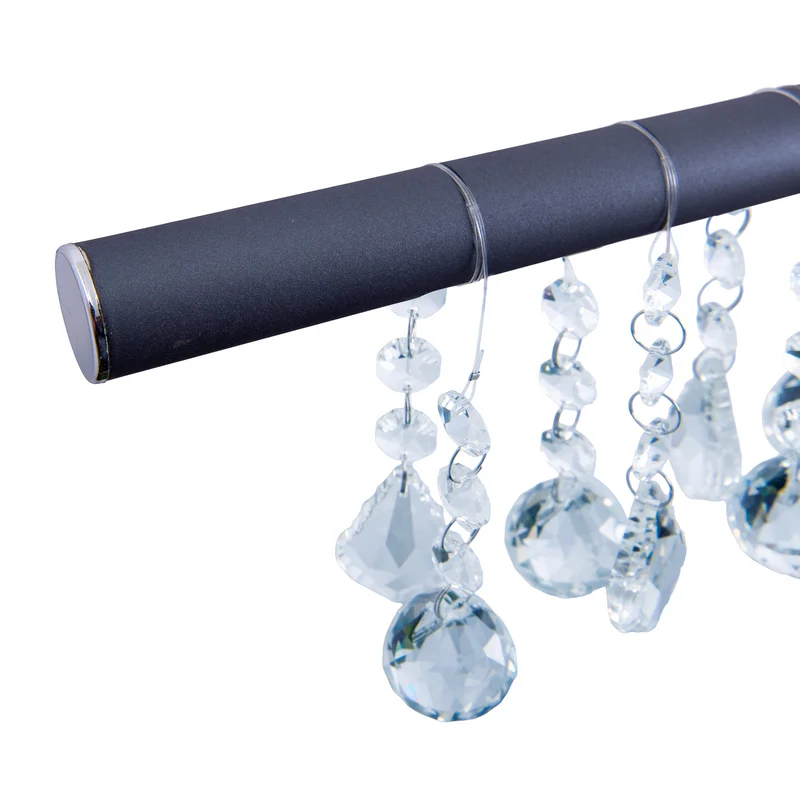 B-Ware Näve Pendelleuchte Hängelampe Nobilis LED Leuchte dimmbar dunkelgrau 100 cm 24 W