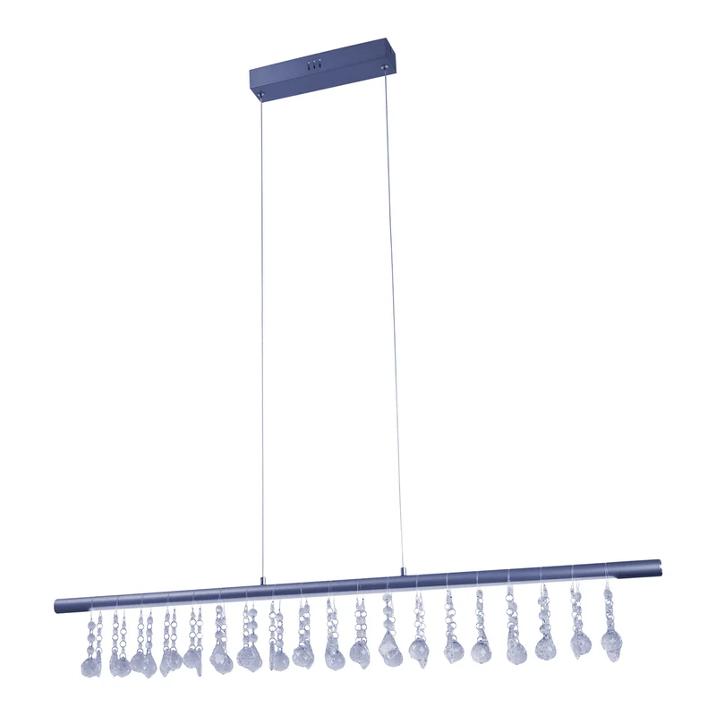 B-Ware Näve Pendelleuchte Hängelampe Nobilis LED Leuchte dimmbar dunkelgrau 100 cm 24 W