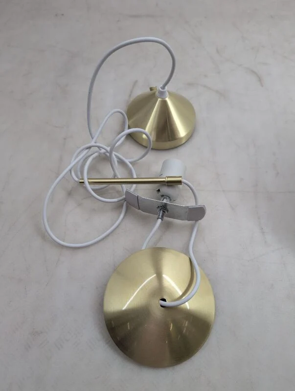 B-Ware Nordlux Hängeleuchte Pendelleuchte Grant LED Lampe dimmbar messing weiß Ø25cm