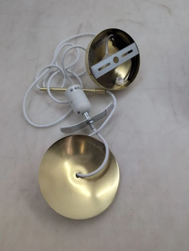 B-Ware Nordlux Hängeleuchte Pendelleuchte Grant LED Lampe dimmbar messing weiß Ø25cm
