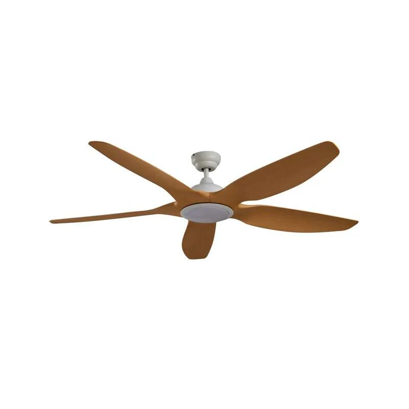 B-Ware Lucande Deckenventilator Omendo LED Ventilator CCT dimmbar schwarz buche 152cm