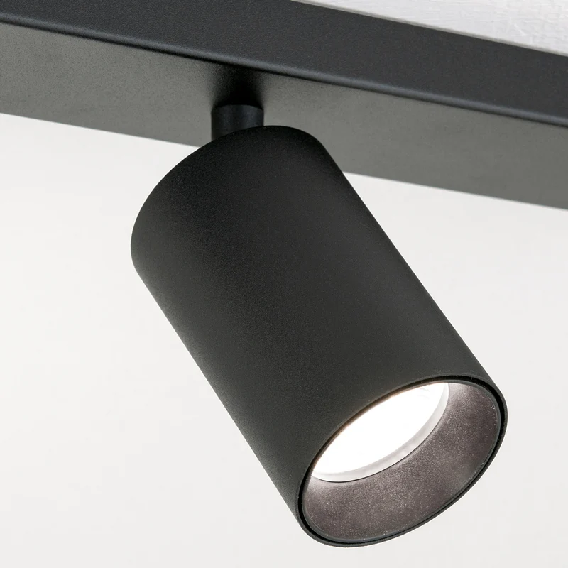 B-Ware Orion Deckenstrahler Sean 6-flammig LED Strahler dimmbar schwarz 130x6cm