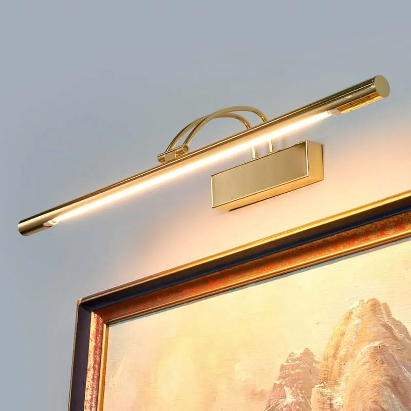 B-Ware Searchlight LED-Bilderleuchte Piktura messing poliert Wandleuchte Lampe
