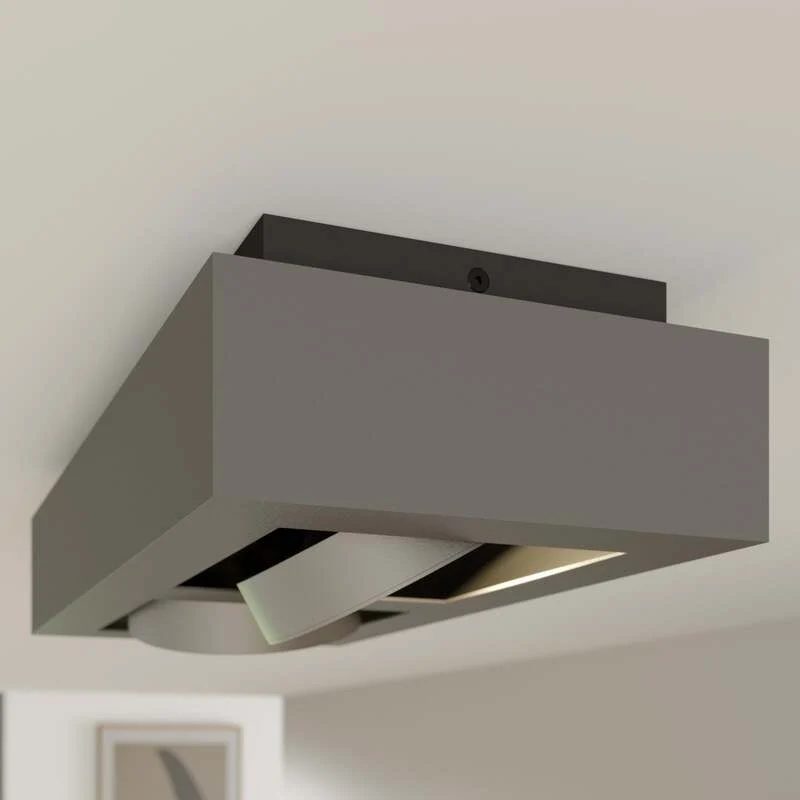 B-Ware Arcchio Deckenstrahler Ronka LED Strahler 2-flammig dimmbar dunkelgrau 34cm