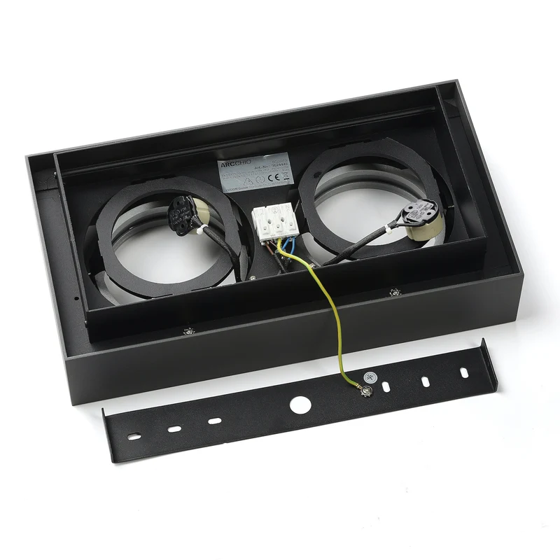 B-Ware Arcchio Deckenstrahler Ronka LED Strahler 2-flammig dimmbar dunkelgrau 34cm