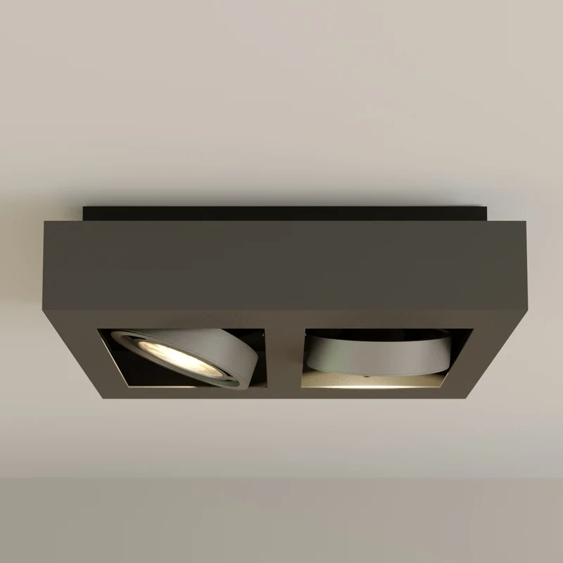 B-Ware Arcchio Deckenstrahler Ronka LED Strahler 2-flammig dimmbar dunkelgrau 34cm