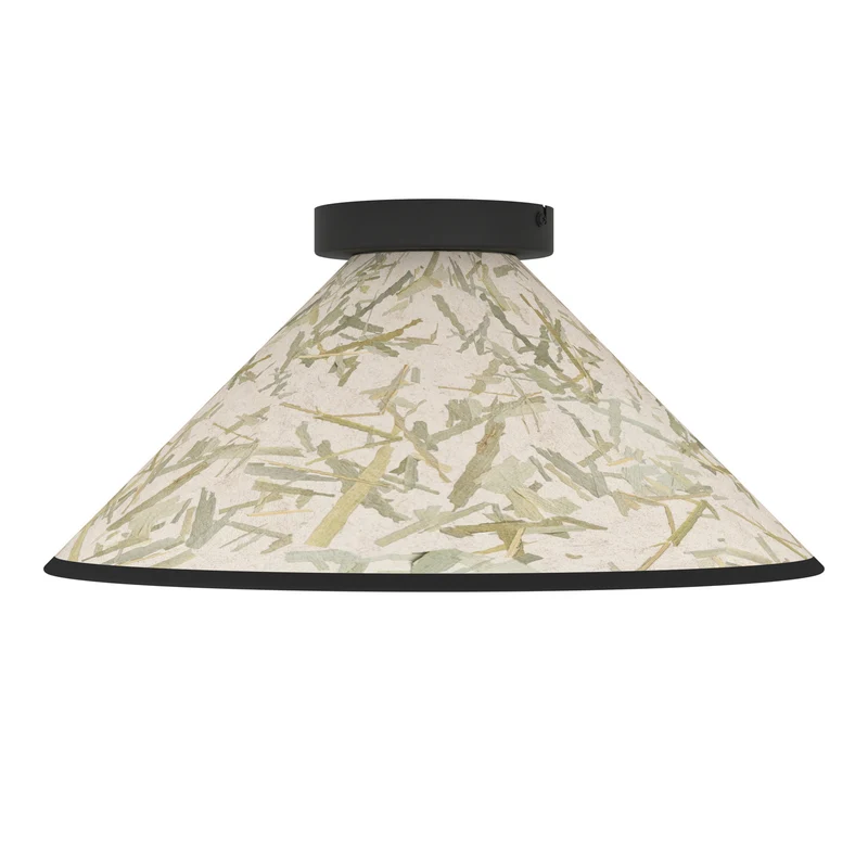 B-Ware Eglo Deckenleuchte Lampe Oxpark LED Leuchte dimmbar grün/weiß/schwarz Ø42cm