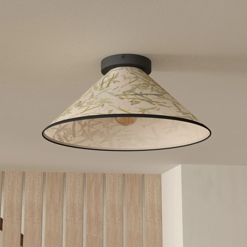 B-Ware Eglo Deckenleuchte Lampe Oxpark LED Leuchte dimmbar grün/weiß/schwarz Ø42cm