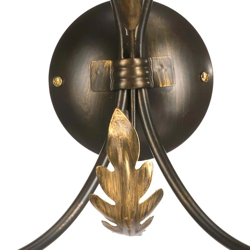 B-Ware Wandleuchte Gretel 2-flammig LED Wandlampe dimmbar bronze Metall E14 40x40cm
