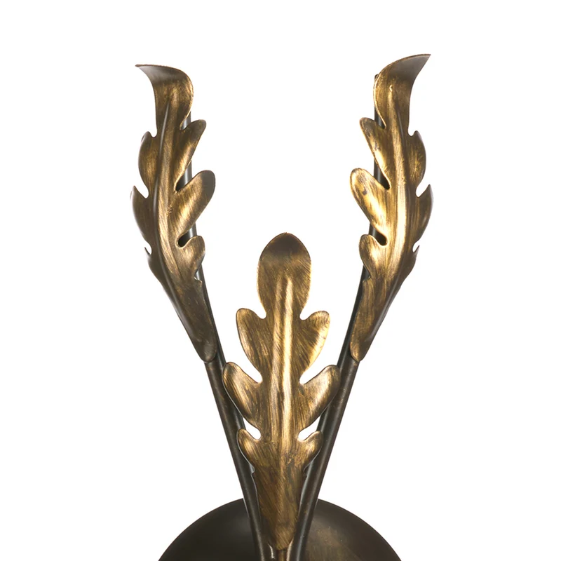 B-Ware Wandleuchte Gretel 2-flammig LED Wandlampe dimmbar bronze Metall E14 40x40cm