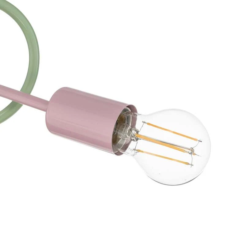 B-Ware Deckenleuchte Oxford LED Lampe dimmbar 3-flammig bunt Metall 45x45cm IP20