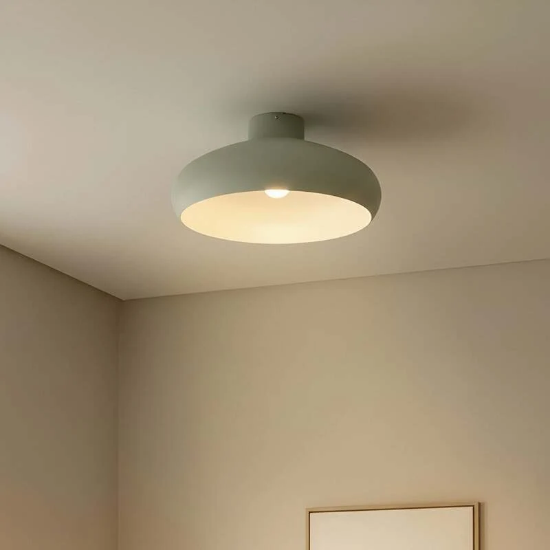 B-Ware Lindby Deckenleuchte Elover LED Lampe Leuchte dimmbar hellgrün Ø45cm 22cm hoch