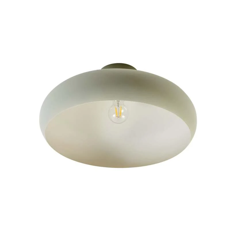 B-Ware Lindby Deckenleuchte Elover LED Lampe Leuchte dimmbar hellgrün Ø45cm 22cm hoch