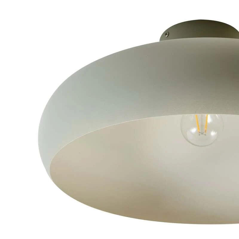 B-Ware Lindby Deckenleuchte Elover LED Lampe Leuchte dimmbar hellgrün Ø45cm 22cm hoch