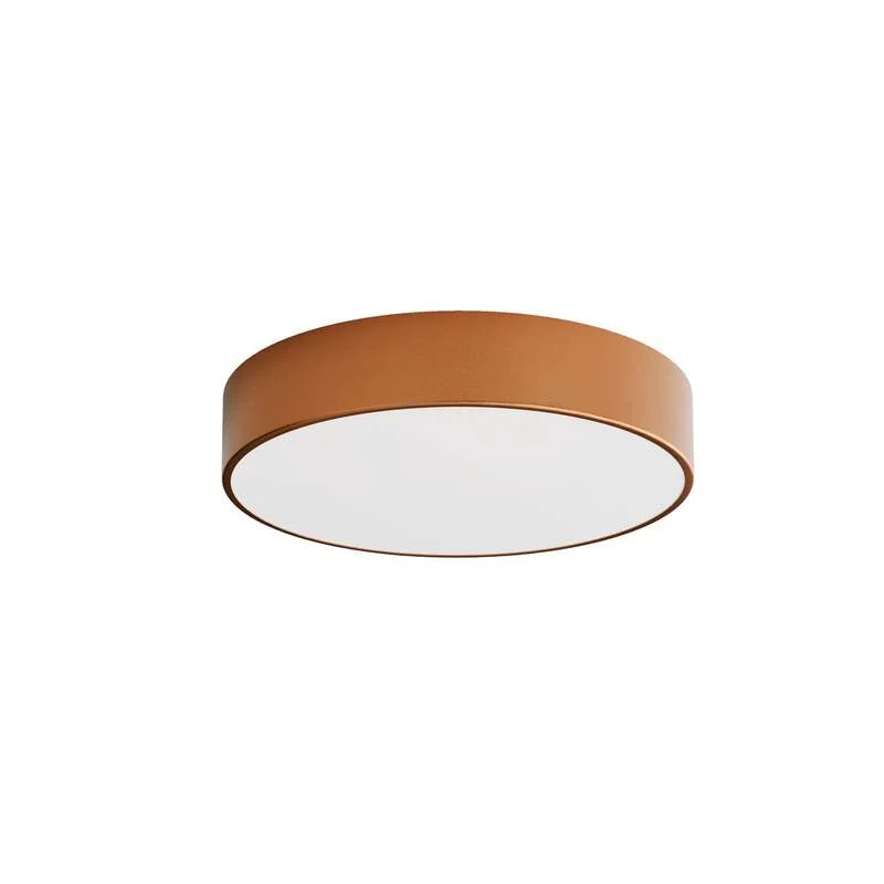 B-Ware Deckenlampe Cleo 400 Ø 40 cm kupfer 3x40W dimmbar Stahl Glas Made in Europe