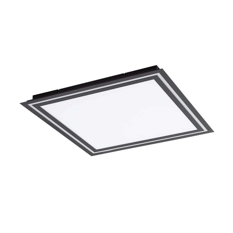 B-Ware Lucande Deckenlampe Deckenleuchte LED Leicy schwarz RGB CCT Fernbedienung 64 cm